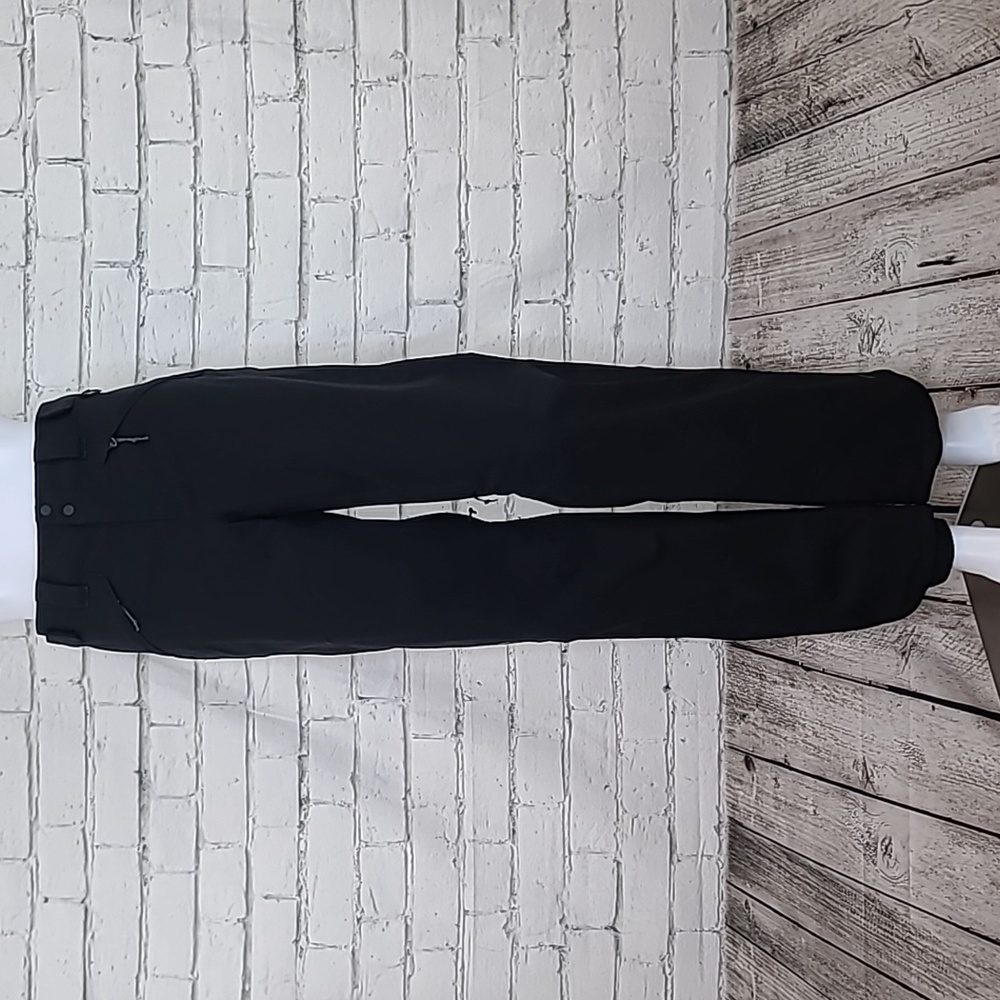 Eddie Bauer Weatheredge Plus Wide Leg Ski/Snow Mid-Rise Outerwear Pants in Black